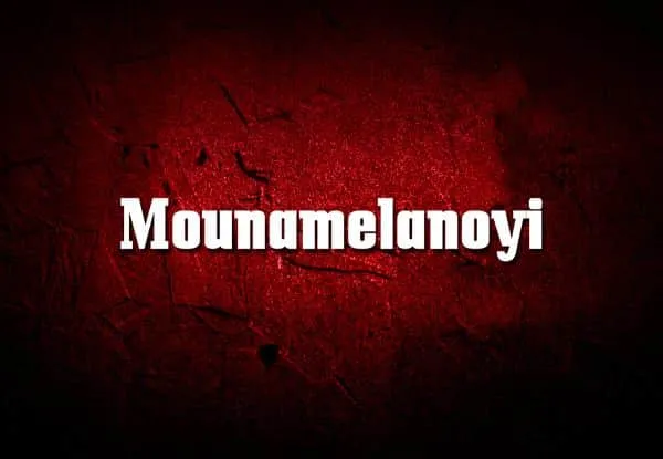 Mounamelanoyi