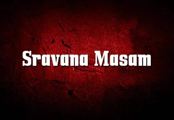 Sravanamasam